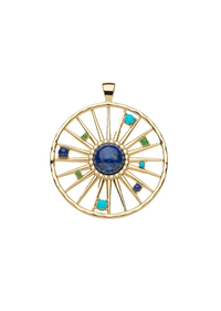 Jane Win WANDERLUST Jumbo Sun Flare Pendant Coin