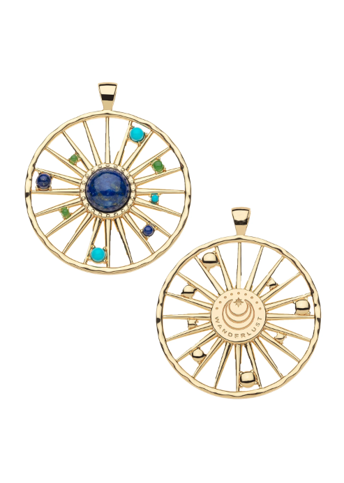 Jane Win WANDERLUST Jumbo Sun Flare Pendant Coin