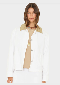 Xirena White Cove Denim Jacket
