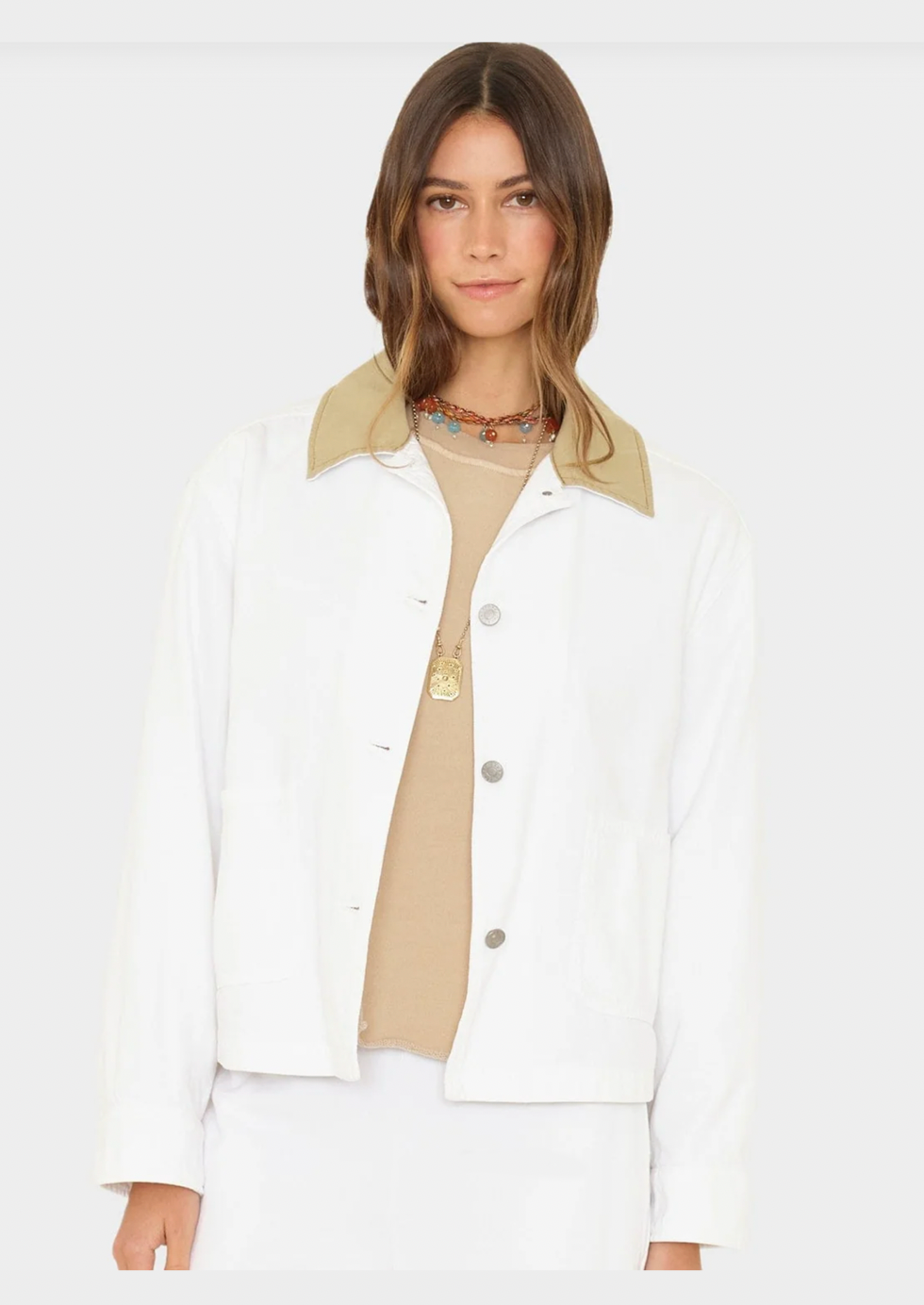 Xirena White Cove Denim Jacket