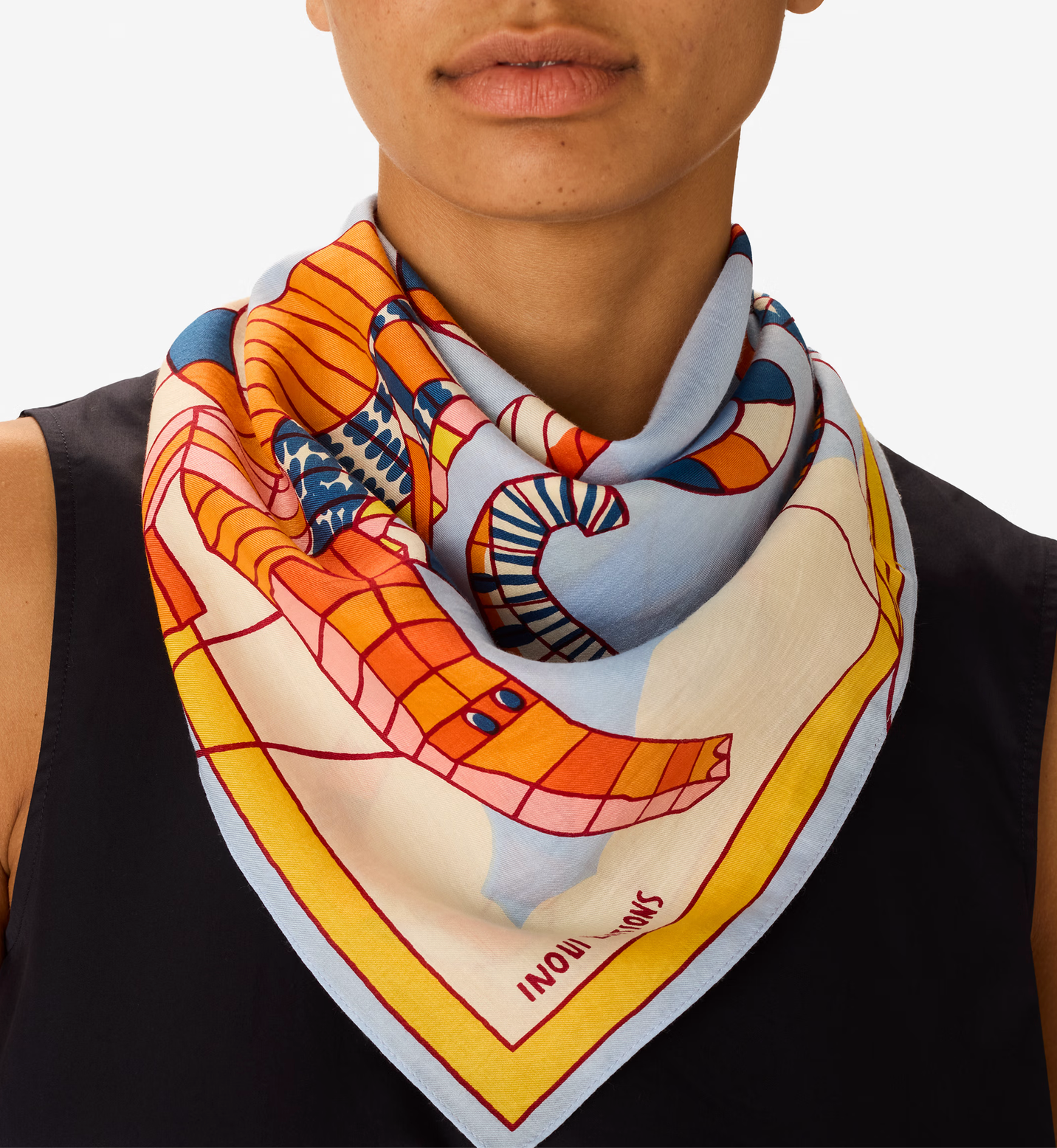 Inoui Square 65 - Cerfs Volants Orange