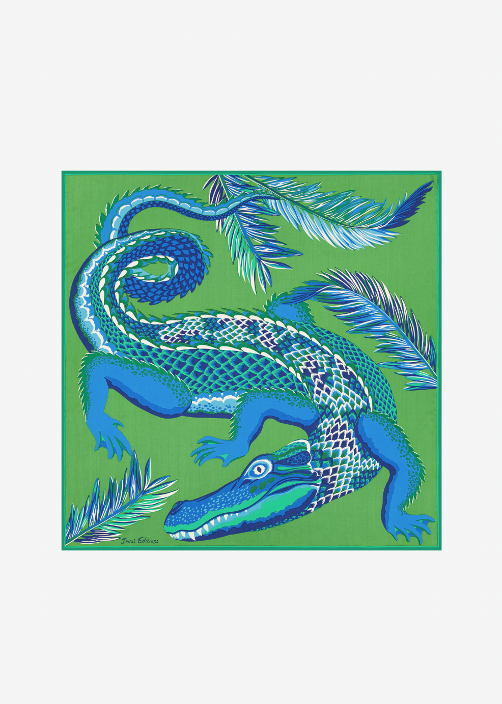 Inoui Square 100 - Croco Green