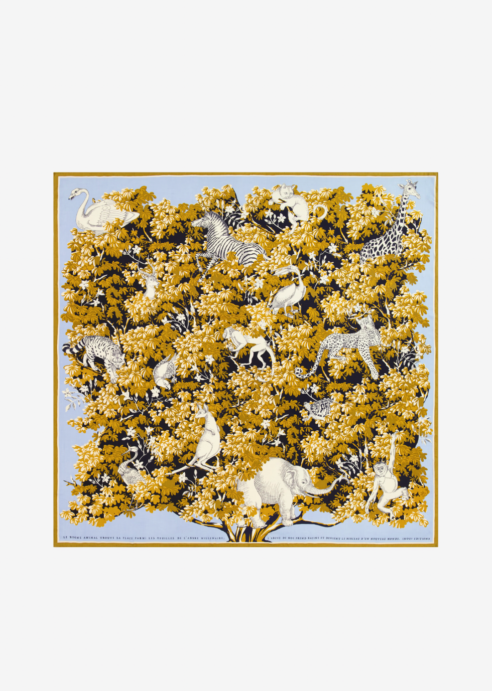 Inoui Square 130 Bestiaire Golden Brown