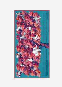 Inoui Scarf 100 - Bestiaire Pink