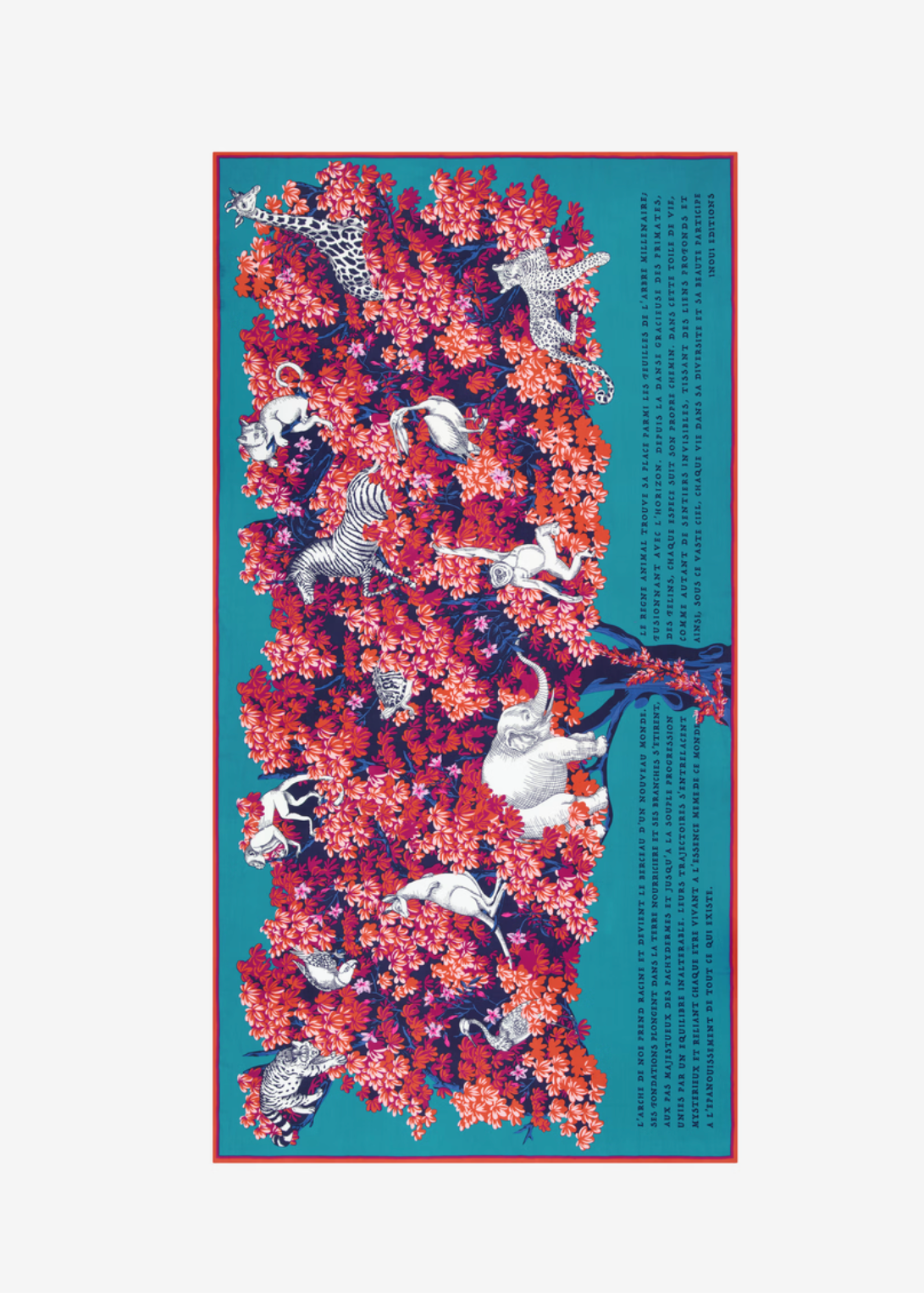 Inoui Scarf 100 - Bestiaire Pink
