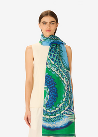 Inoui Scarf 100 - Croco Green