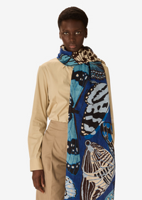Inoui Scarf 100 - Papillons Navy