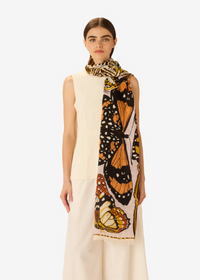 Inoui Scarf 100 - Papillons Nude