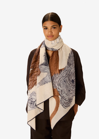 Inoui Scarf 100 Cotton - Toutou White