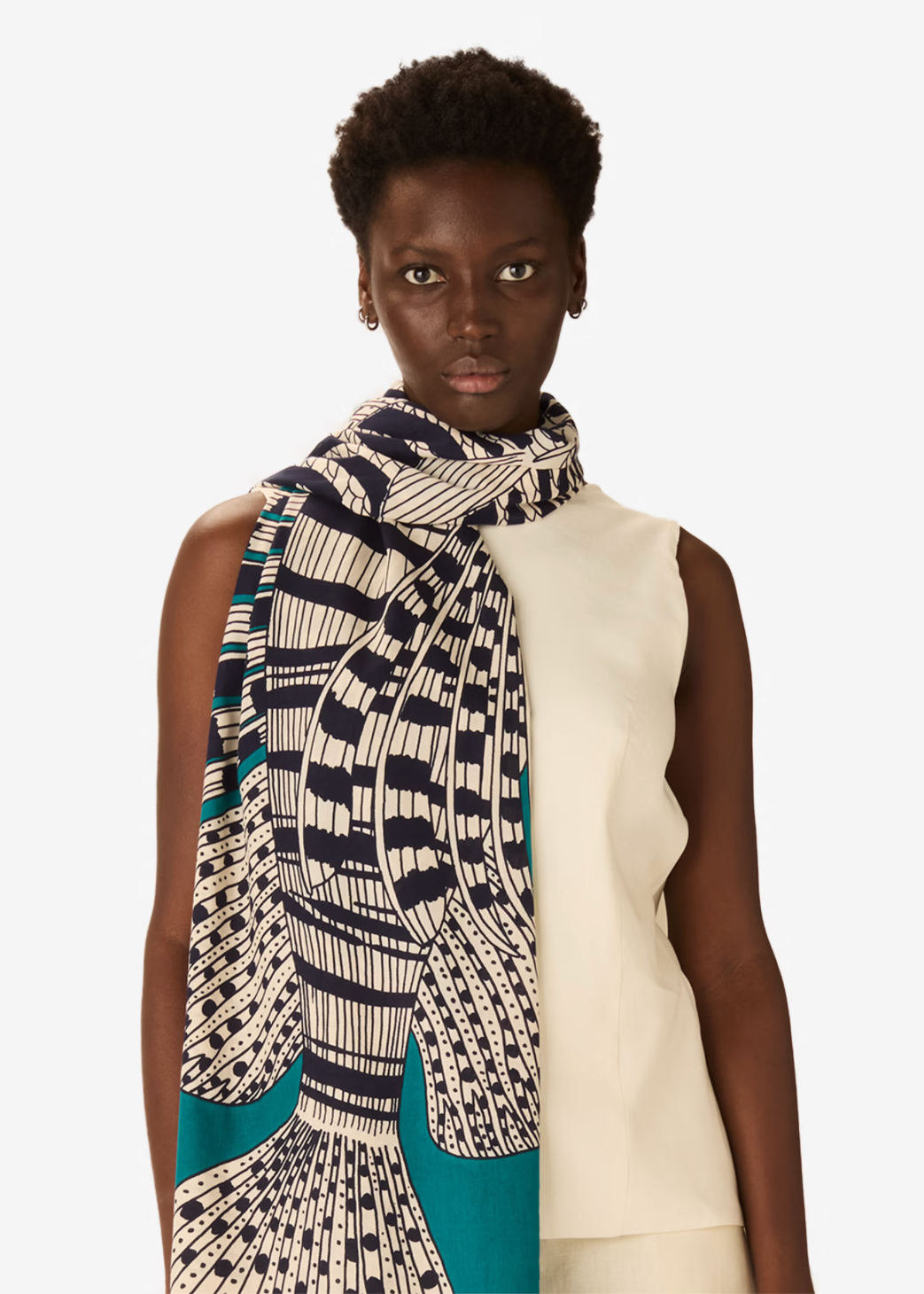 Inoui Scarf 100 - Vague Turquoise