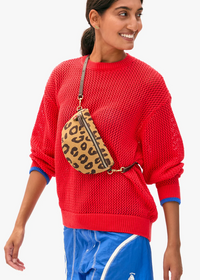 Clare V Petite Fanny Pablo Cat Suede