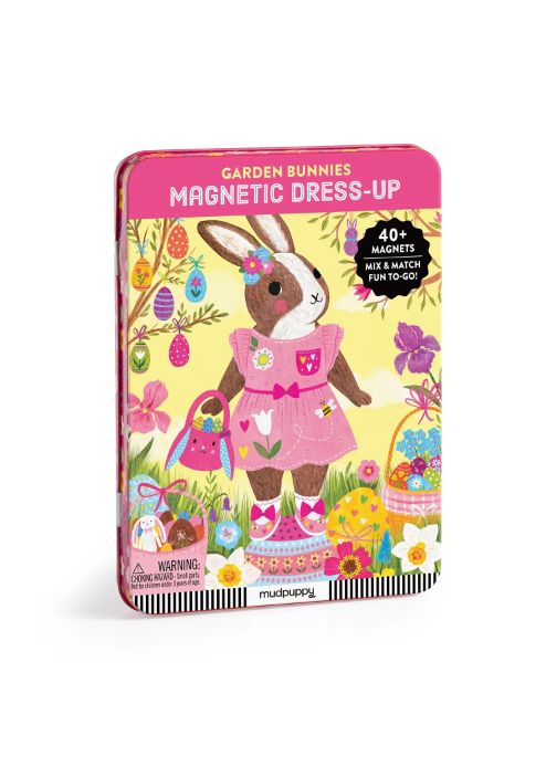 Garden Bunnies Magnetic Dress-up