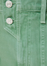 MOTHER Detour Short Creme De Menthe
