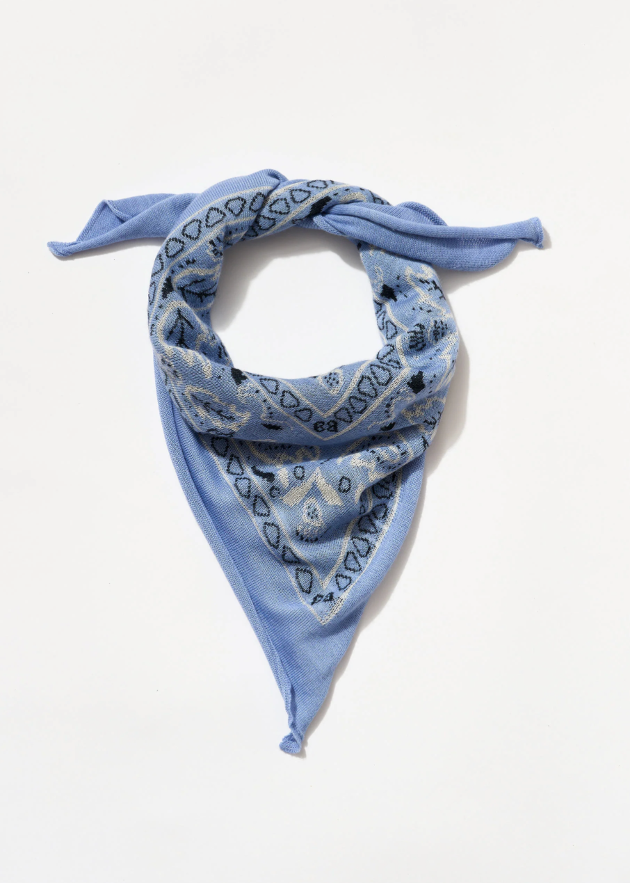 Sky Cashmere Bandana
