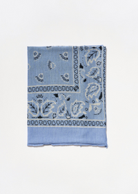 Sky Cashmere Bandana