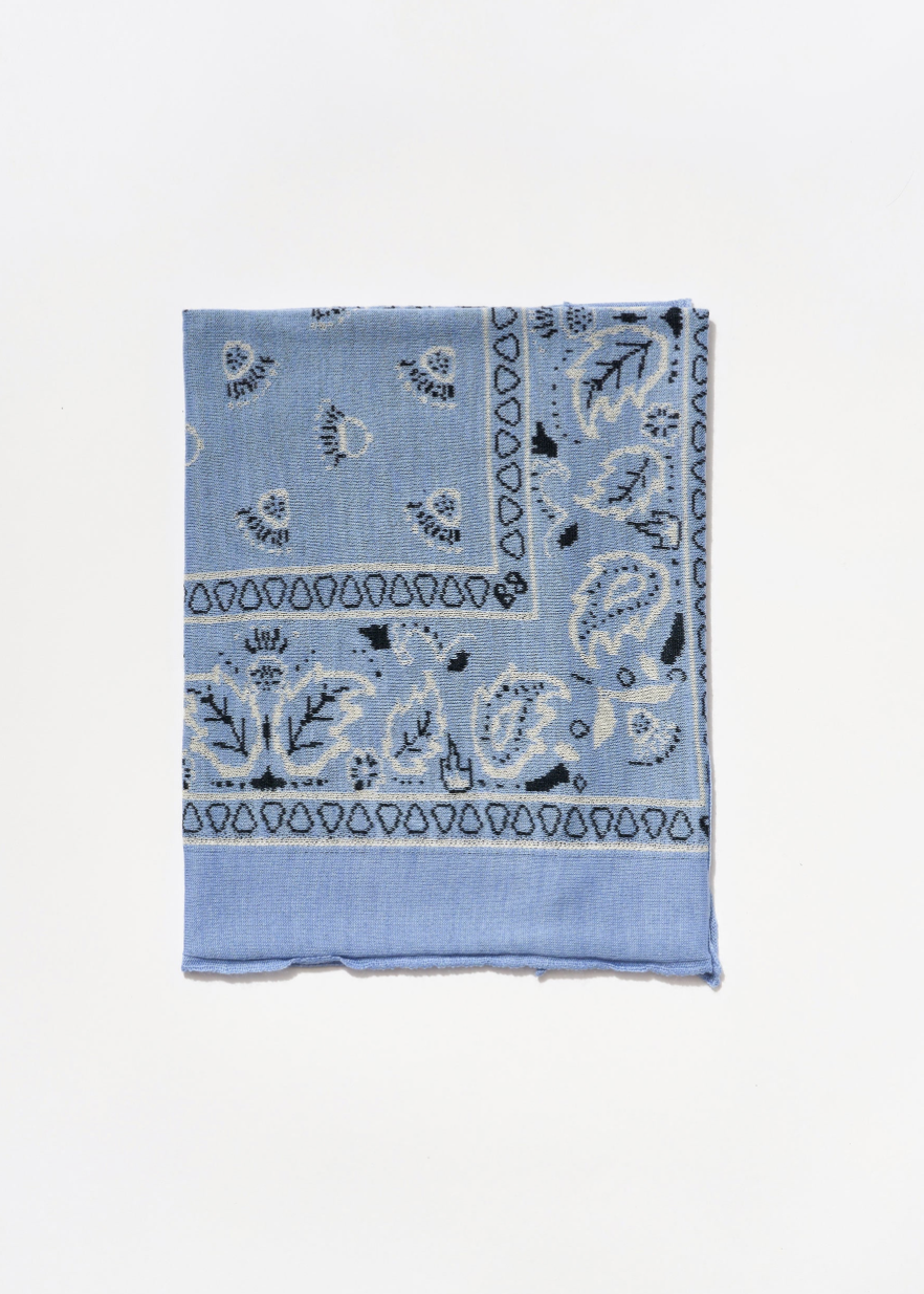 Sky Cashmere Bandana