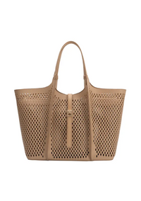 Malia Nude Laser Cut Tote Bag