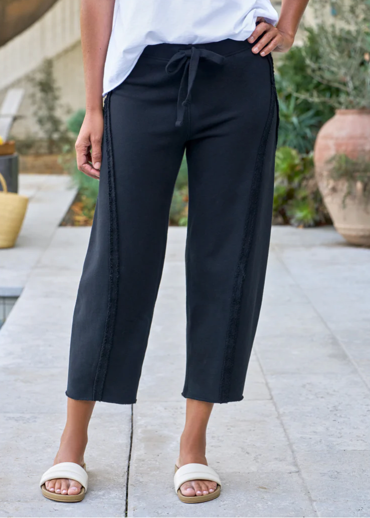 F&E Bibi Barrel Leg Sweatpant Navy