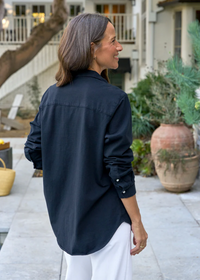 F&E Waverly NYC Button-Up Tee Navy