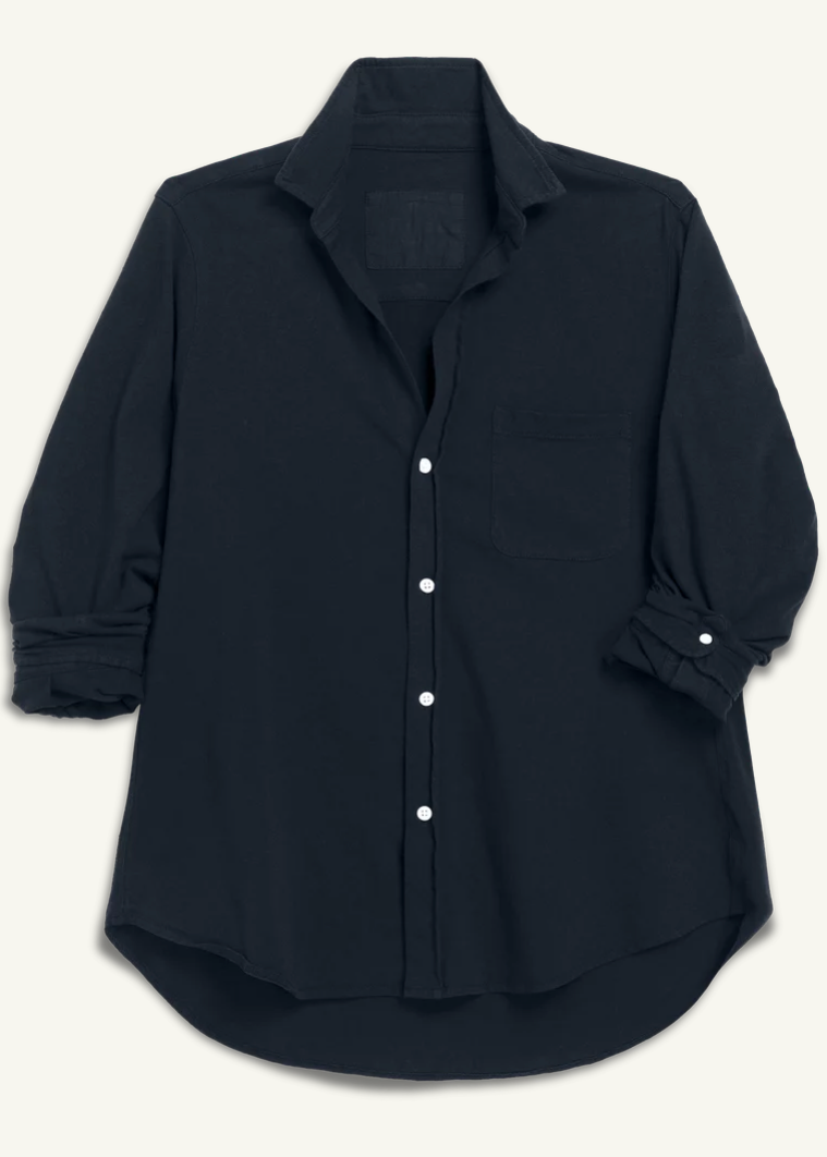 F&E Waverly NYC Button-Up Tee Navy