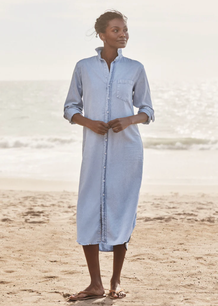 F&E Rory Maxi Pool Water Blue
