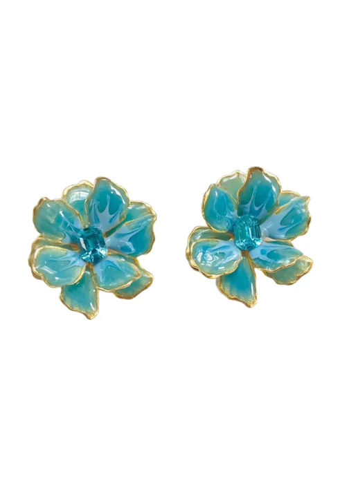 Small Ocean Jewel Box Earrings