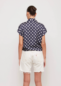 Maria Tie-Front Blouse