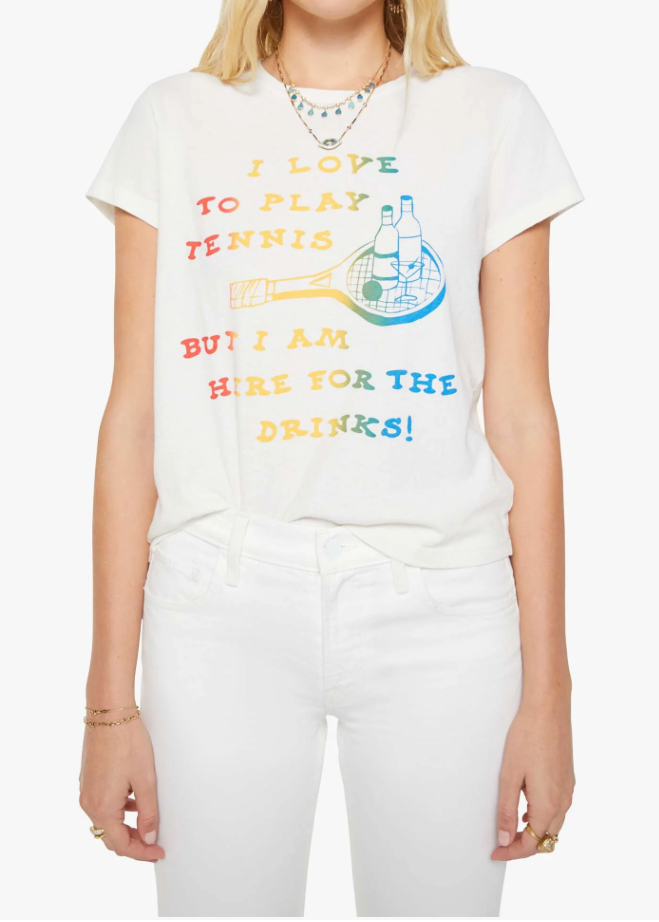 MOTHER Boxie Goodie I Love Tennis
