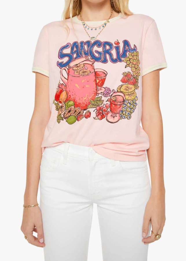 MOTHER Lil Goodie Ringer Sangria