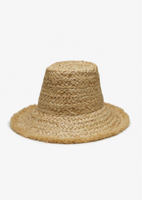 Bali Raffia Bucket in Natural