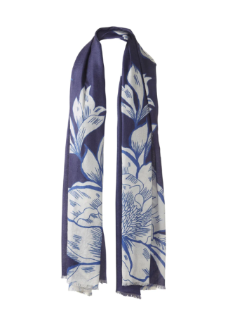 Kinross Oversized Blooms Navy