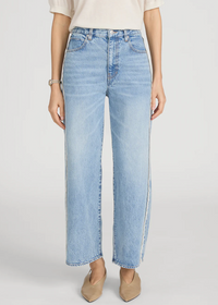 FRAME Crochet Bow Crop Jean