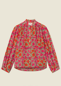Trovata Clara Blouse Botanic Tile