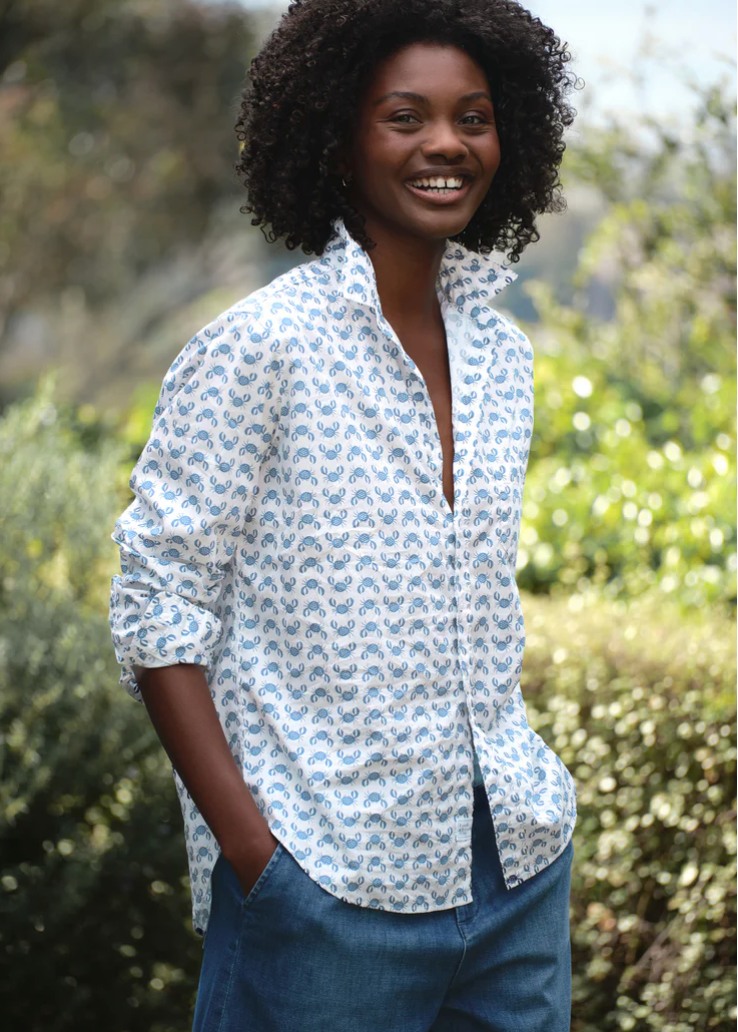 F&E Eileen Crab Button-Up