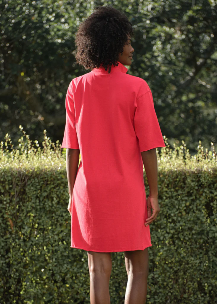 F&E Mini Emma Dress Cherry Red