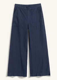 F&E Madeline Navy Patch Pocket Pull-On Pant