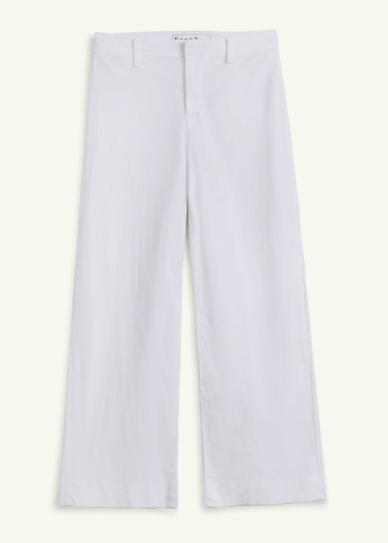 F&E West Village White Performance Linen