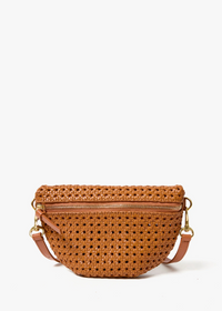 Clare V Petite Fanny Tan Rattan