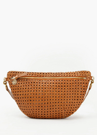 Clare V Grande Fanny Tan Rattan