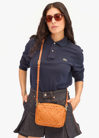 Clare V Midi Sac Woven Diagonal Natural