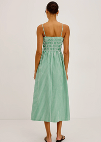 Rails Primrose Dress Emerald Stripe