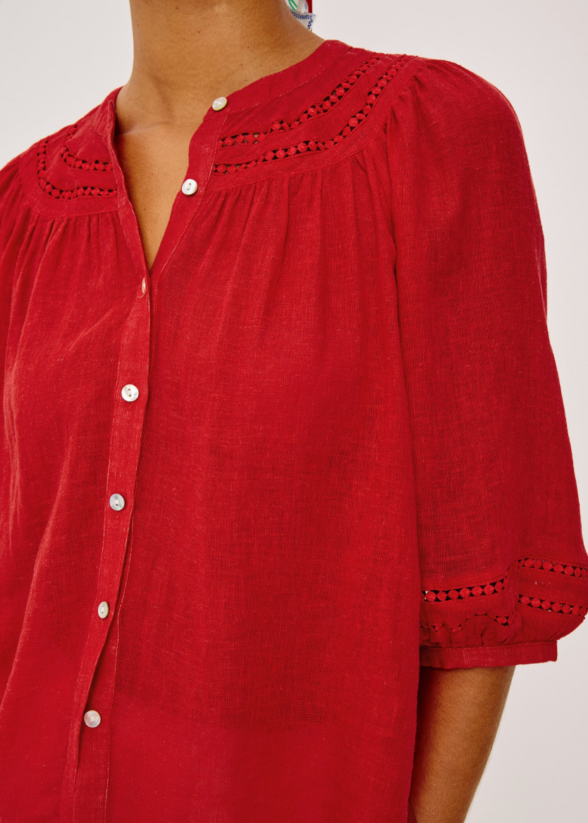 Rails X Giadzy Theia Top Tomato