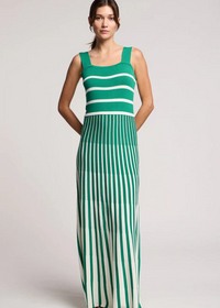 Velvet Averline Stripe Dress