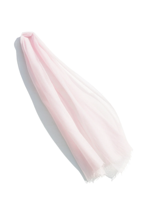 Blush Cashmere Featherweight Scarf