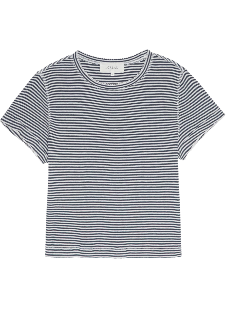 The Great Little Tee Navy Stripe