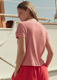 The Great Little Tee Pimento Stripe