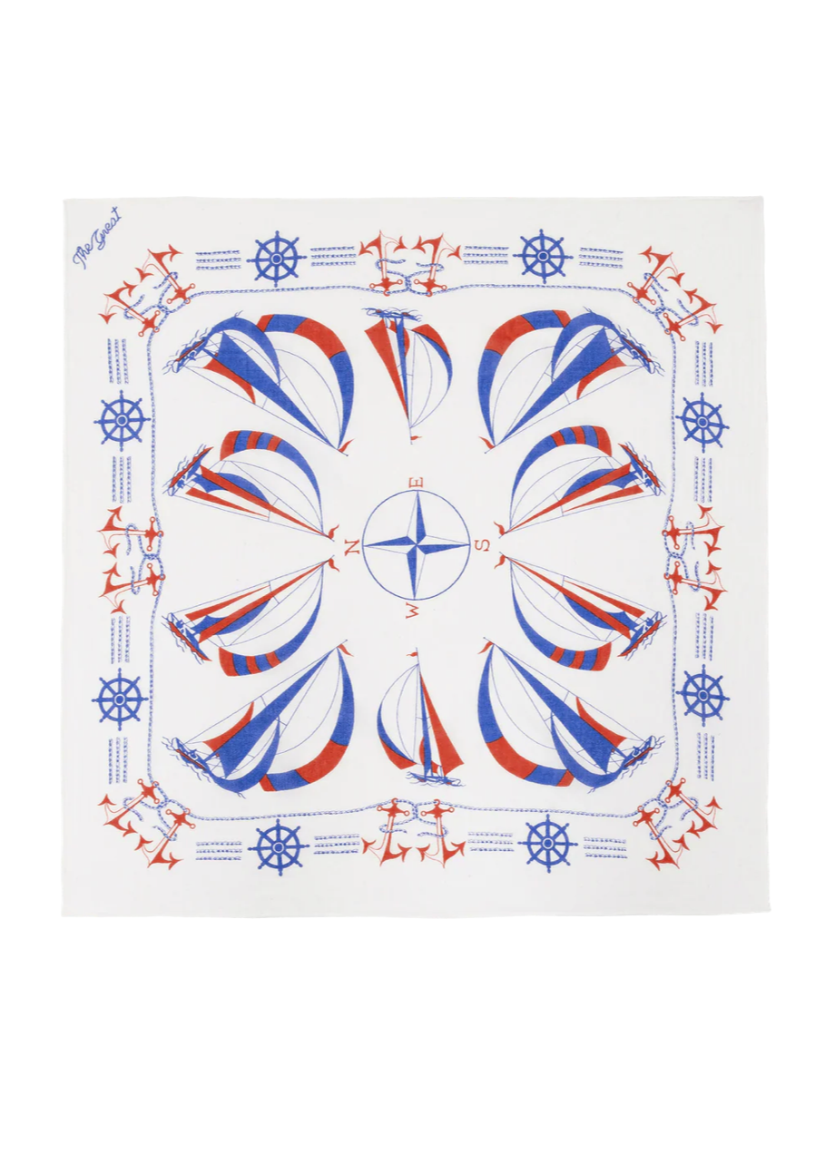 The Great White Sailboat Bandana