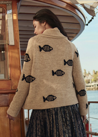 The Great Swimming Fish Lodge Cardigan