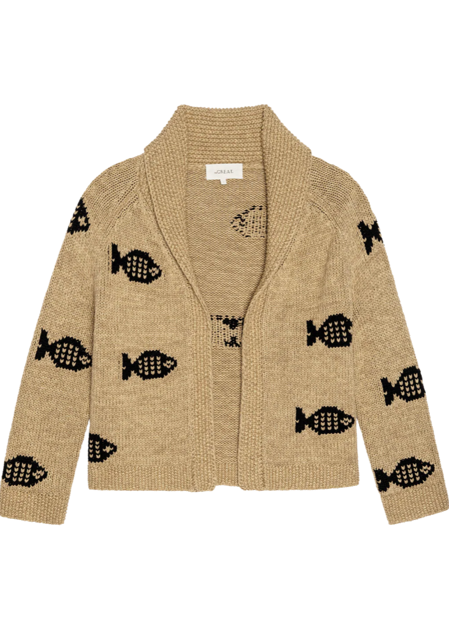 The Great Swimming Fish Lodge Cardigan
