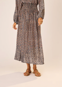 Natalie Martin Bella Skirt Delphi Ink